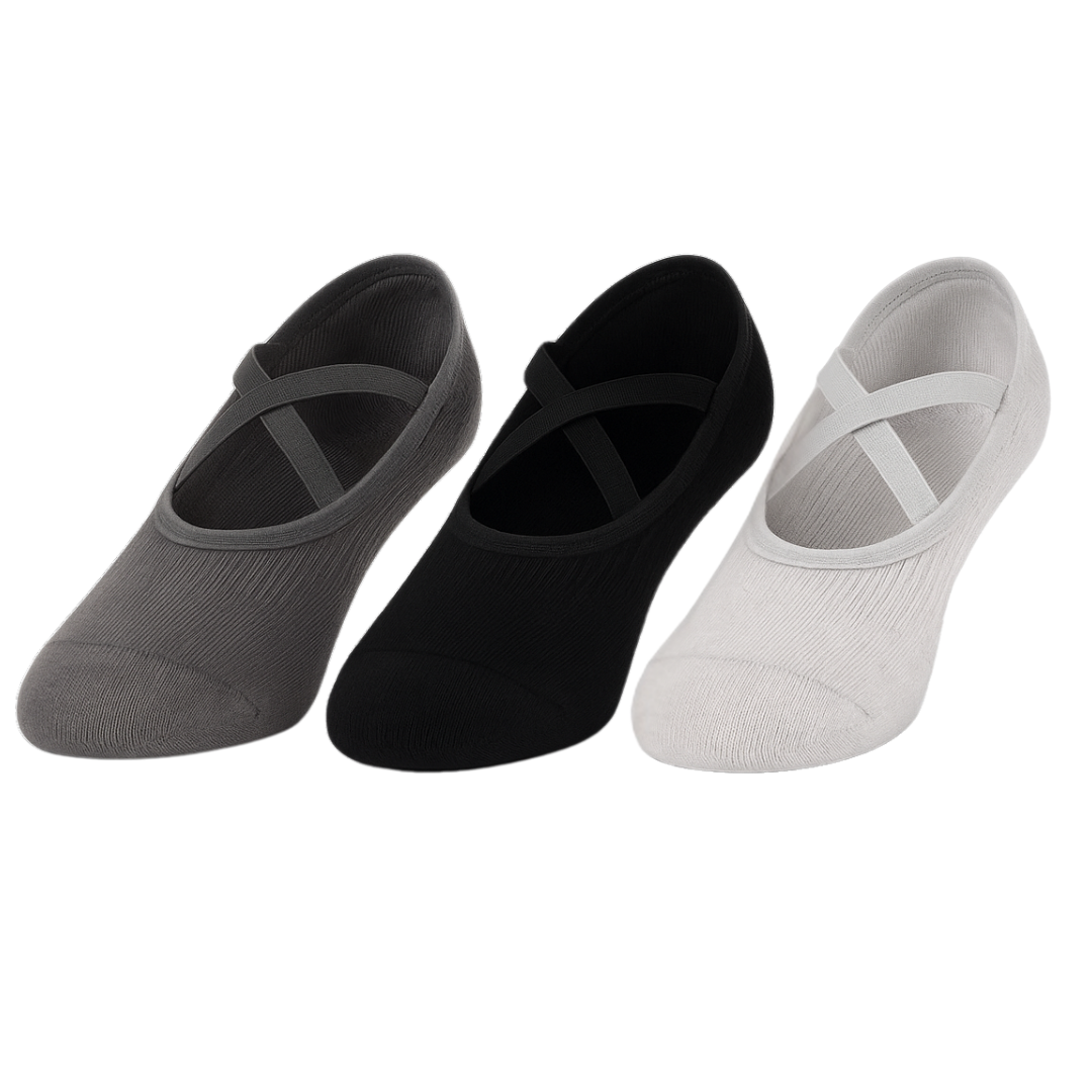 Medias de Pilates, Yoga Set x 3 pares