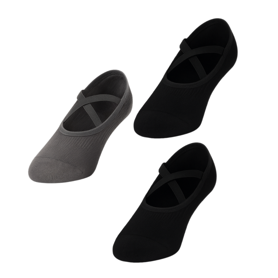 Medias de Pilates, Yoga Set x 3 pares