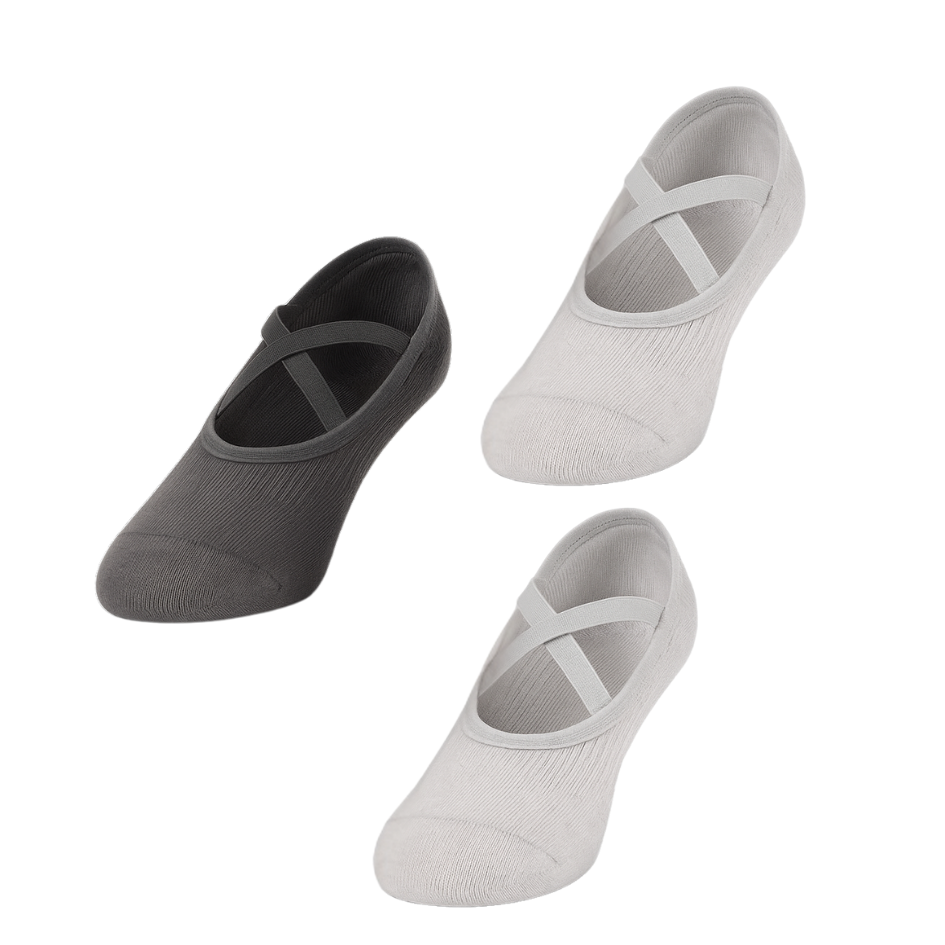 Medias de Pilates, Yoga Set x 3 pares