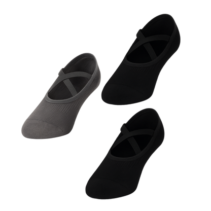 Medias de Pilates, Yoga Set x 3 pares