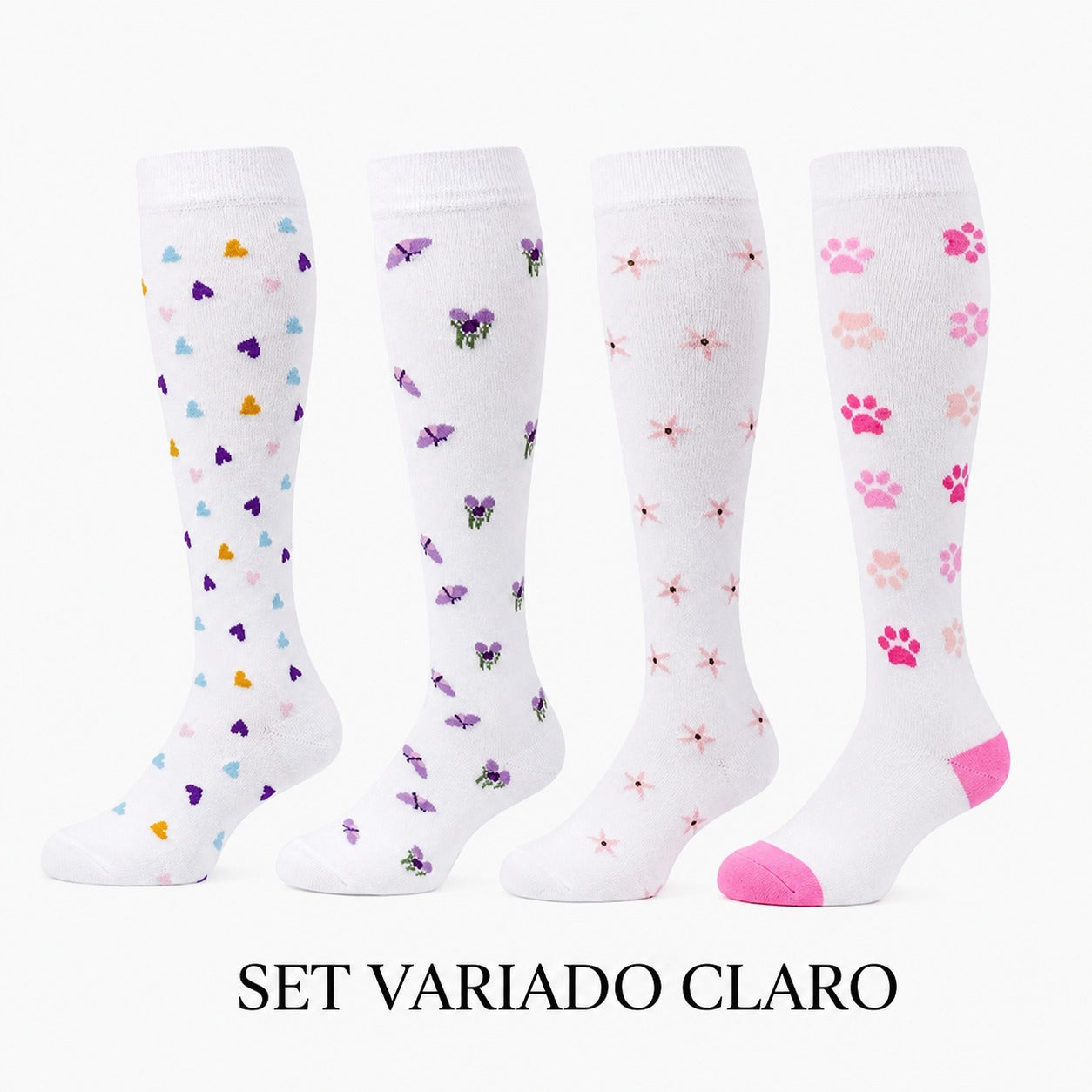 Set x 4 Pares de Medias de compresión 20-30