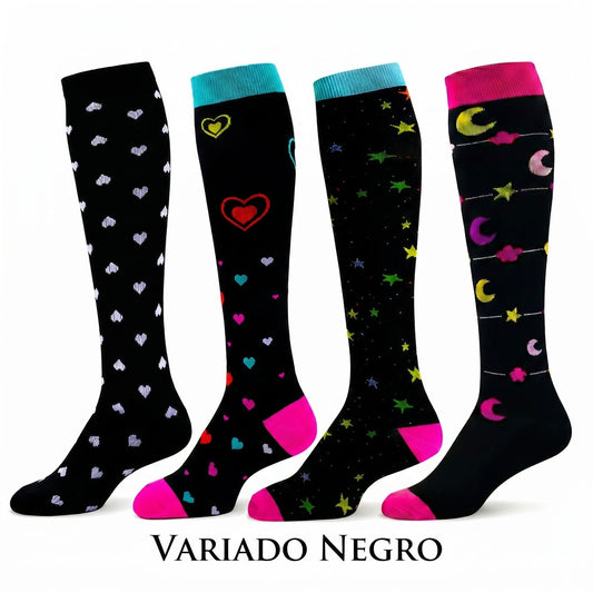 Set x 4 Pares de Medias de compresión 20-30