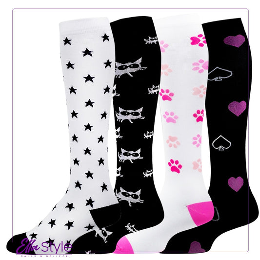 Set x 4 Pares de Medias de compresión 20-30